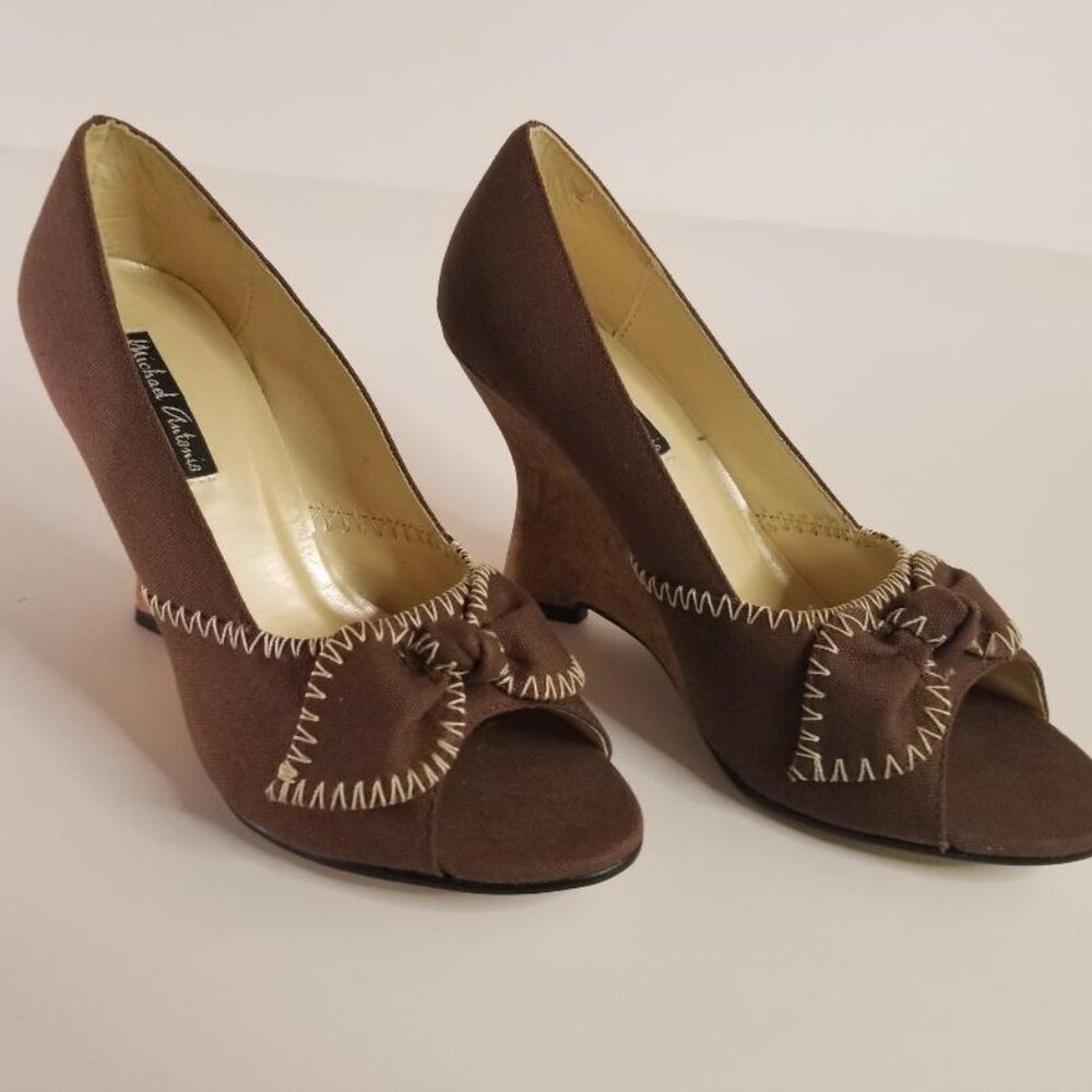 Michael Antonio Chevy Ladies Shoes Size 7 Brown - Lightly Used
